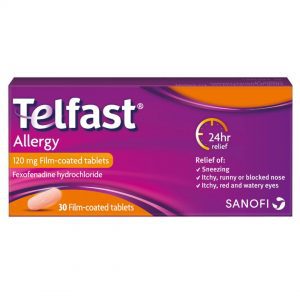Telfast allergy tablets